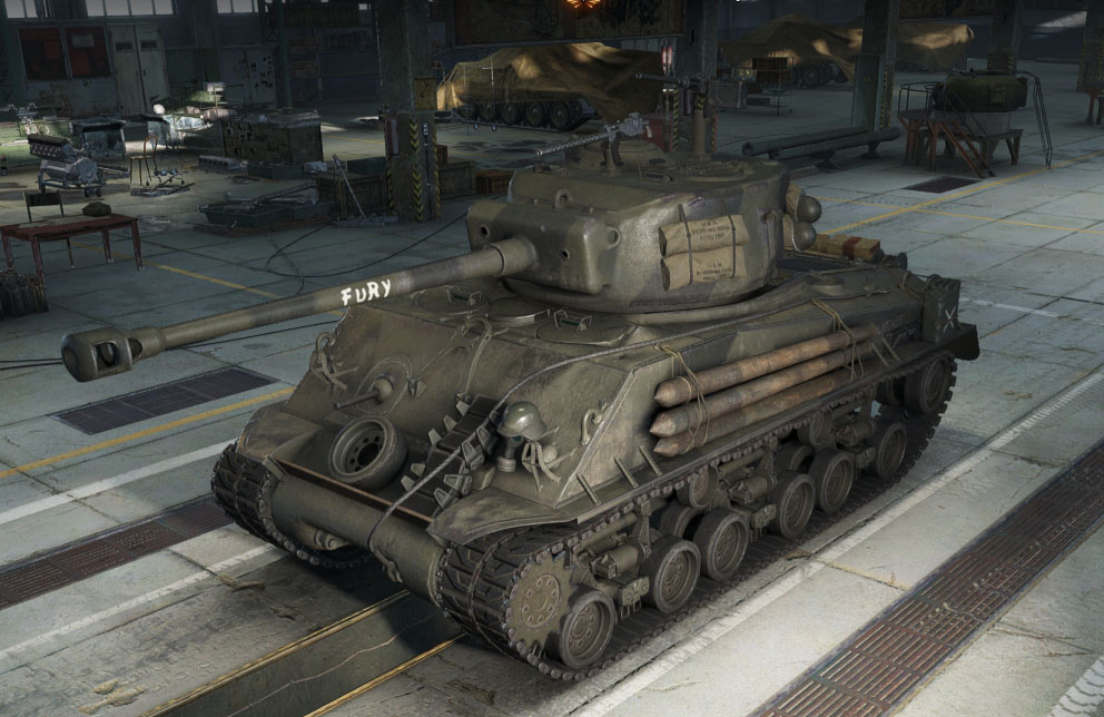 M4A3E8 Fury - World of Tanks Wiki*